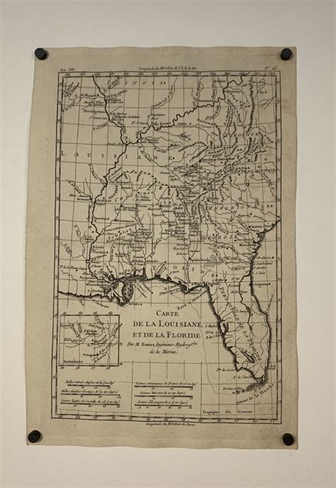 Mapa Louisiany s vyznačeným jezerem Catahoula