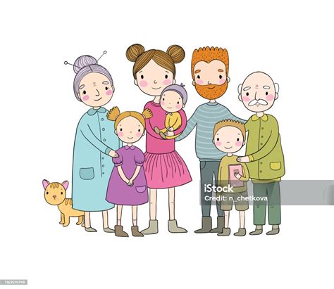 Šťastná rodina s nemeckým pinčom