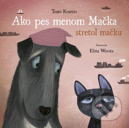 obrázok: ilustračná stránka z knihy ukazujúca Mačku v parku medzi čistokrvnými psami