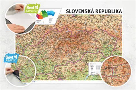 mapa Slovenska s regiónom záchytné miesta pre chovné zariadenia