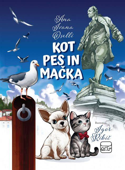 Ilustrácia susedov: pes Max a mačka Mica