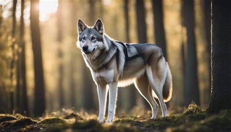 Saarloosov vlčiak v prírode, fotografia farebného variantu wolfsgrey