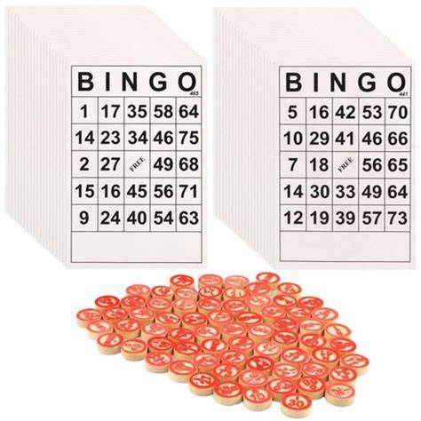 Vizualizácia hracej karty Bingo so stĺpcami BINGO