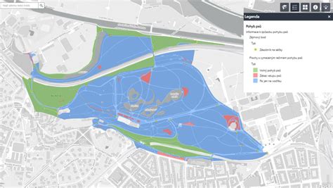 Mapa xanhých priestorov a psích výbehov v Bratislave