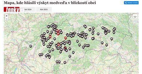Mapa: Oblasti, kde sú bežné psie parky a vychádzkové trasy