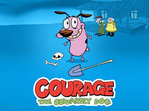 Infografika: Postavy Courage the Cowardly Dog a ich vzťahy