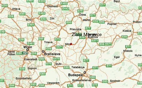 Mapa pokrytia služieb: Zlaté Moravce a okolie