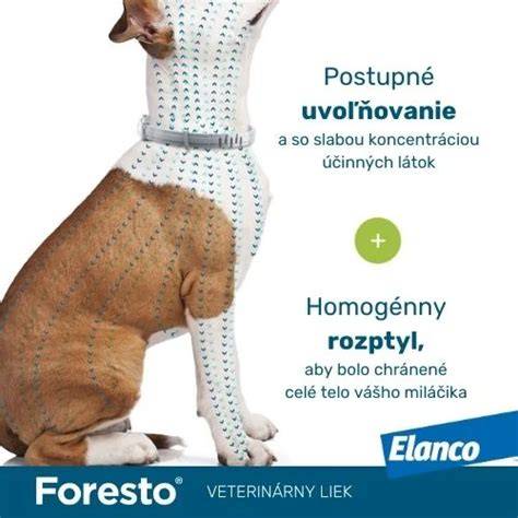 Porovnanie dĺžok obojku Foresto pre psy podľa hmotnosti