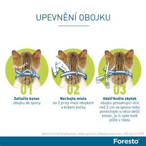 Bezpečnostný mechanizmus Foresto a body zlomu pre malé psy