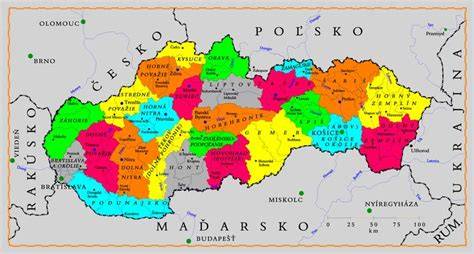 Mapa regiónov, kde sa pôvodne vyvíjali niektoré z najväčších plemien