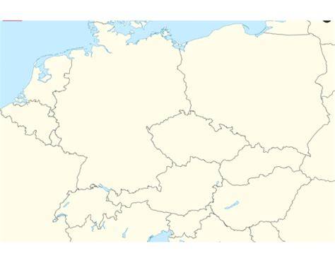 Mapa strednej Európy okolo Lechu a Augsburgu z 10. augusta 955