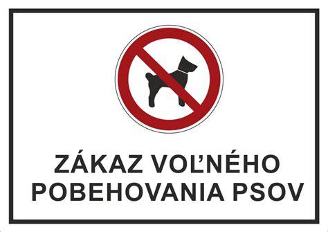 Infografika: Pravidlá pohybu psov a zóny voľného pobehovania