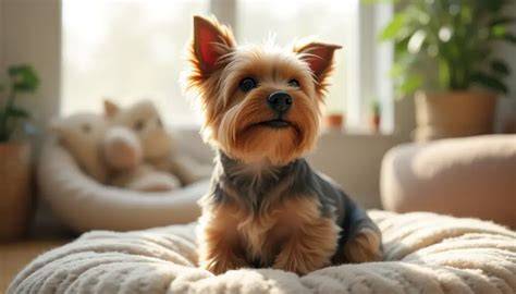 Yorkshire Terrier v interiéry