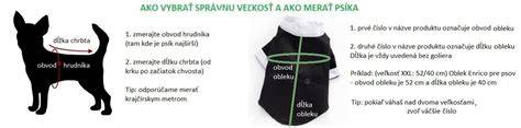 Detail šitia čierneho obleku pre psa