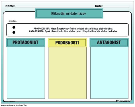 Infografika: Rozdelenie protagonistov a antagonistov v príbehu
