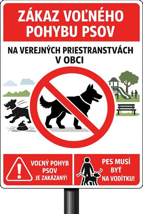 Infografika: Zóny voľného pohybu psov a pravidlá v mestách