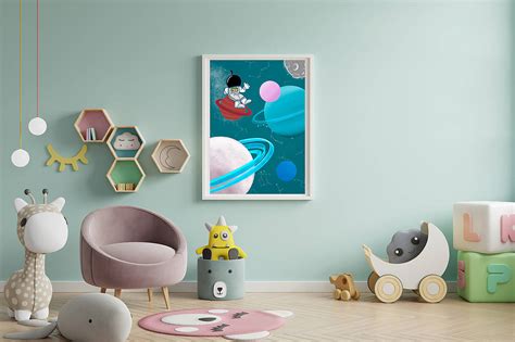 Ilustrácia usporiadania hračiek do detskej izby s veľkým plyšovým psom