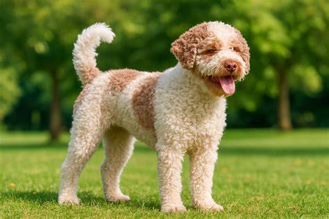 Lagotto romagnolo kučeravá srsť a výrazný výraz tváre