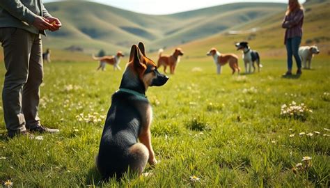 Pes pri výcviku poslušnosti