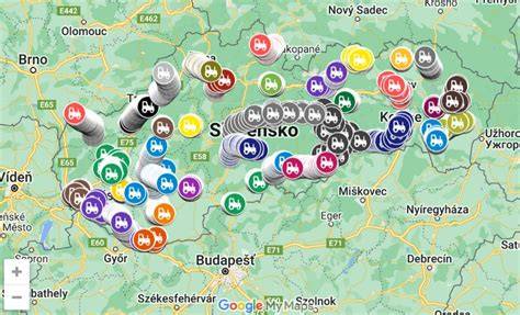 mapa: Prehľad pet-friendly podnikov v mestách (ilustrácia dostupnosti)