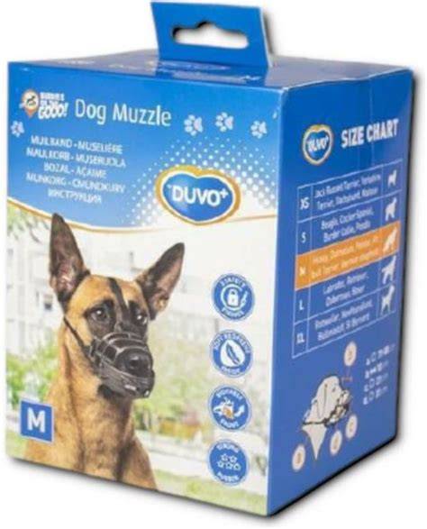DUVO+ Dog Muzzle Rubber: Náhubok z gumy pre zabránenie hryzeniu