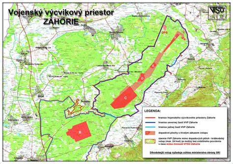 Mapa priestorov arktických oblastí a tradičné ciest vlkov