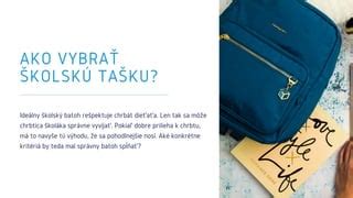 Infografika: Ako správne nastaviť školský batoh na chrbát dieťaťa