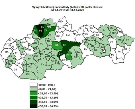Mapa rizikových oblastí a prehľad vakcinačných schém