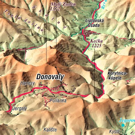 Mapa Sibíri s vyznačenou oblasťou rieky Kolymy