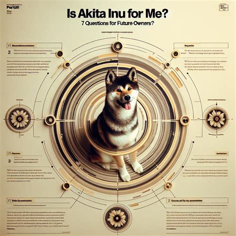 Infografika: Charakteristiky a potreby Akita Inu