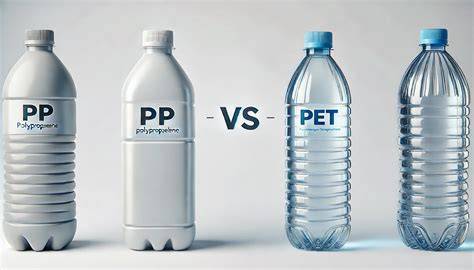 Infografika: Porovnanie materiálov etikiet (PE vs PET) a ich odolnosti voči počasiu