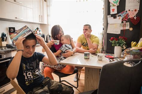 Rodinná fotografia s nemeckým boxerom