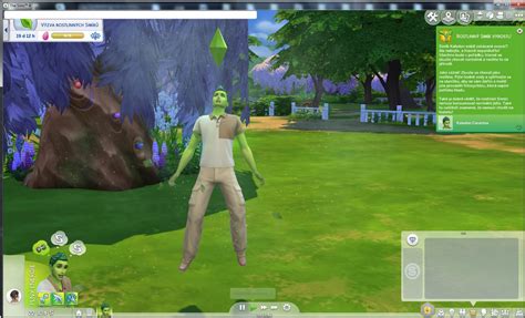 Simíci s psom v parku v The Sims 4