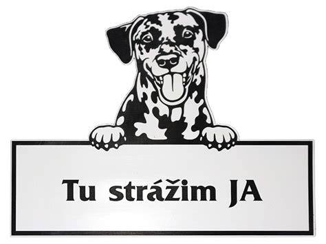 Obrázok: Personalizovaná tabuľka s motívom psa na bráne