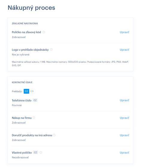 Obrázok: Nákupný proces a možnosti personalizácie