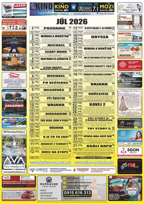 Mapa: Kino premiéry a miesta premietania
