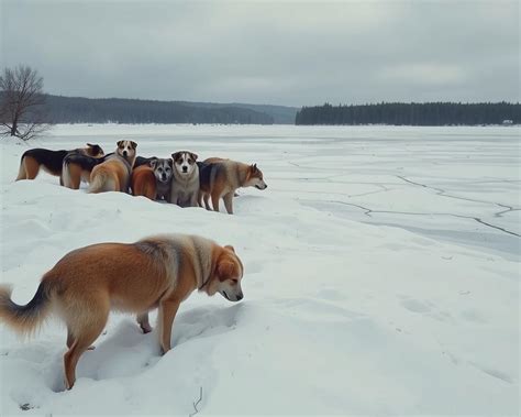 Pes trasúci sa zimou