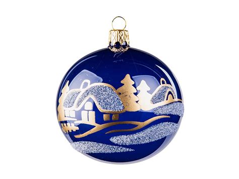 Sklenená vianočná guľa