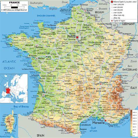 Mapa ekvipáží vénerie a početných svôr vo Francúzsku