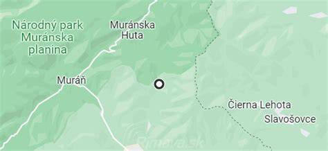 Mapa okresu Revúca a okolité obce pre lepšiu orientáciu pri výbere útulkov