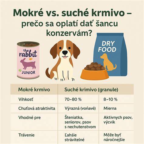 Infografika: Porovnanie domácej stravy a komerčného krmiva pre psov