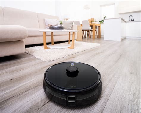 Schéma fungovania virtuálnej steny pre robotický vysávač