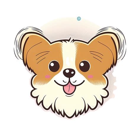 Šteňa papillon hrajúce sa s loptičkou