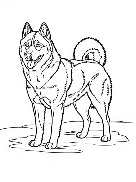 Obrázok: Husky omalovánka - výber farieb a online vyfarbenie