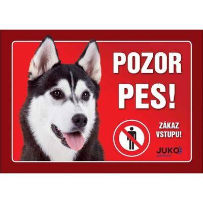Výstražná plastová tabuľa