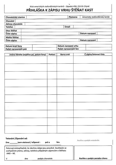 Štruktúra procesu pripúšťania a zápisu vrhu