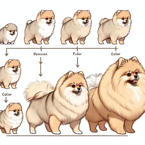 Farebné varianty srsti Pomeraniana